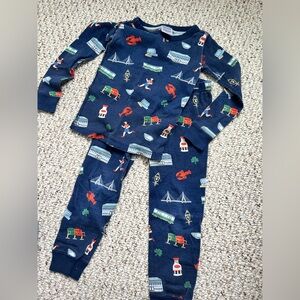 Smaller Things Goodnight, Boston organic cotton pajamas 4T